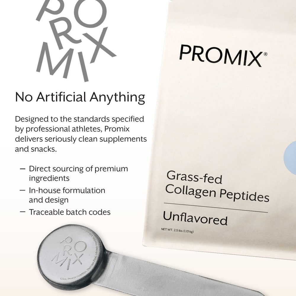 Promix Hydrolyzed Collagen Peptides production notes mention GMP facilities.