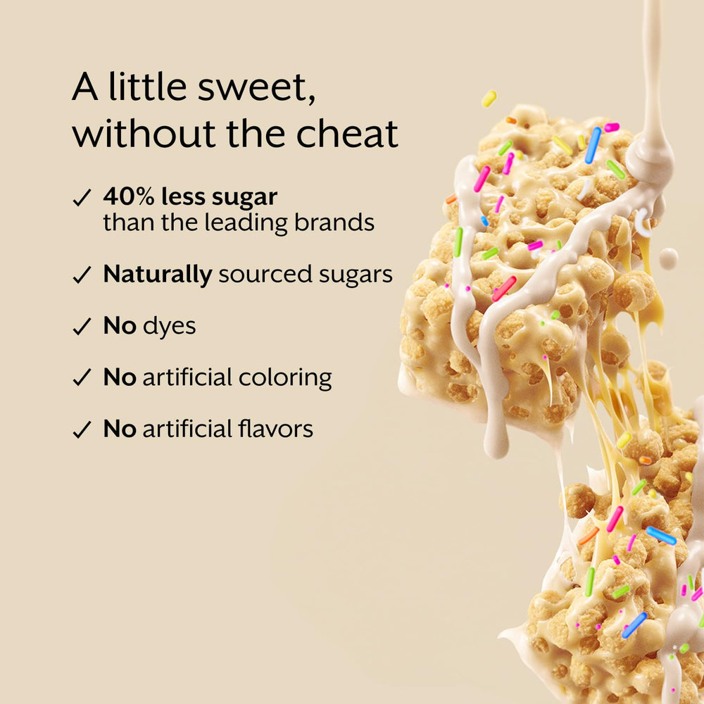 ProMix Birthday Cake nutrition label: gluten-free, soy-free, non-GMO