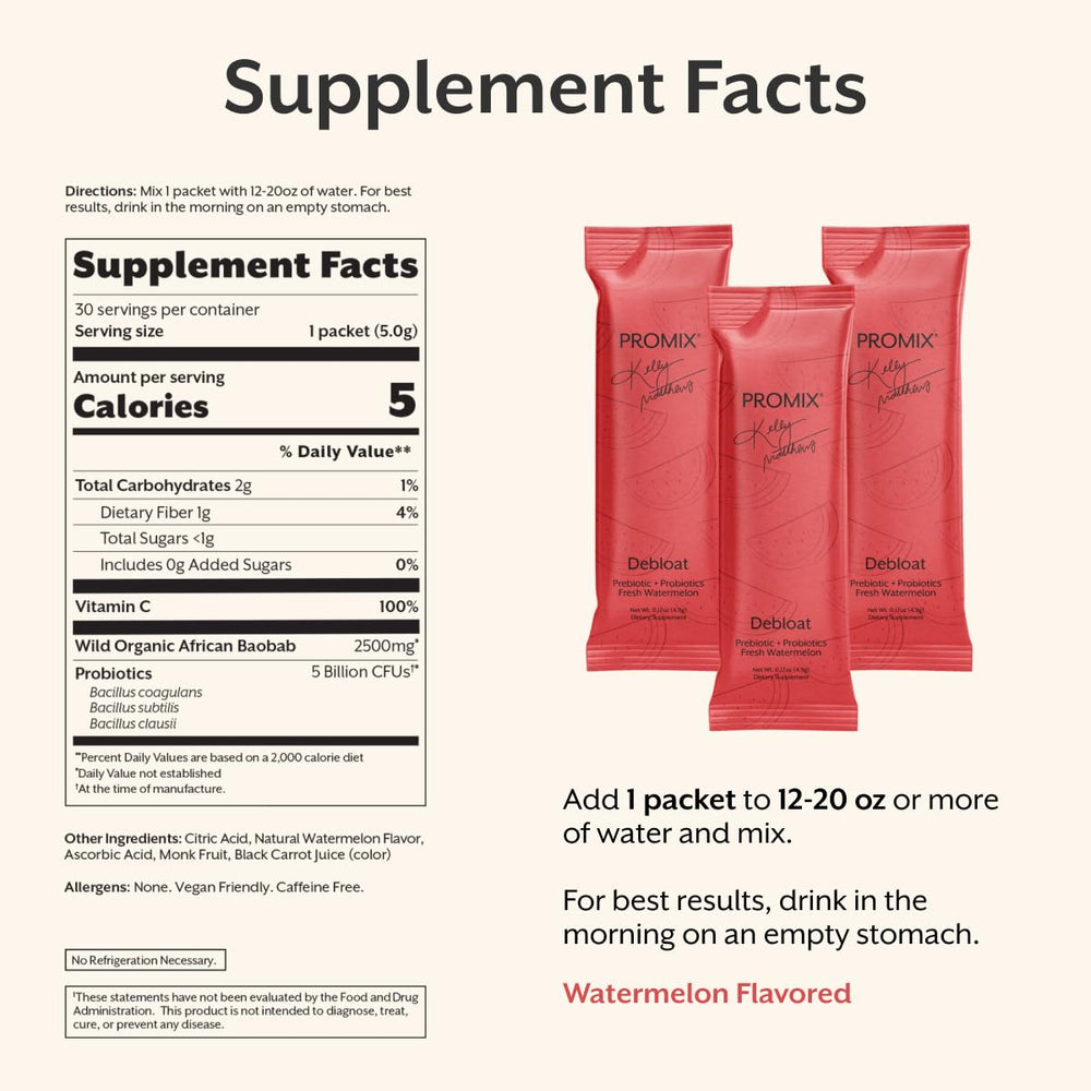 Promix Nutrition Clean-label ingredients shot underscores gluten-free and GMO-free commitments.