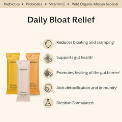ProMix Nutrition Debloat label highlights gut health ingredients.