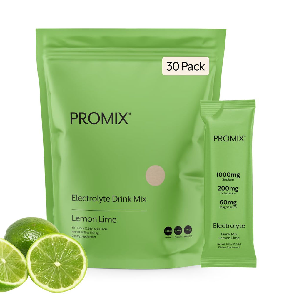 Promix Nutrition electrolytes stick-pack Lemon Lime for on-the-go hydration