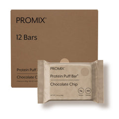 Promix Nutrition Protein Puff Bar Chocolate Chip on-the-go snack for workouts