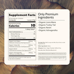 Promix Nutrition Reishi calm and energy for mindful evenings.