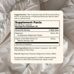 Promix Nutrition Relax capsules close-up highlighting easy nightly recovery.