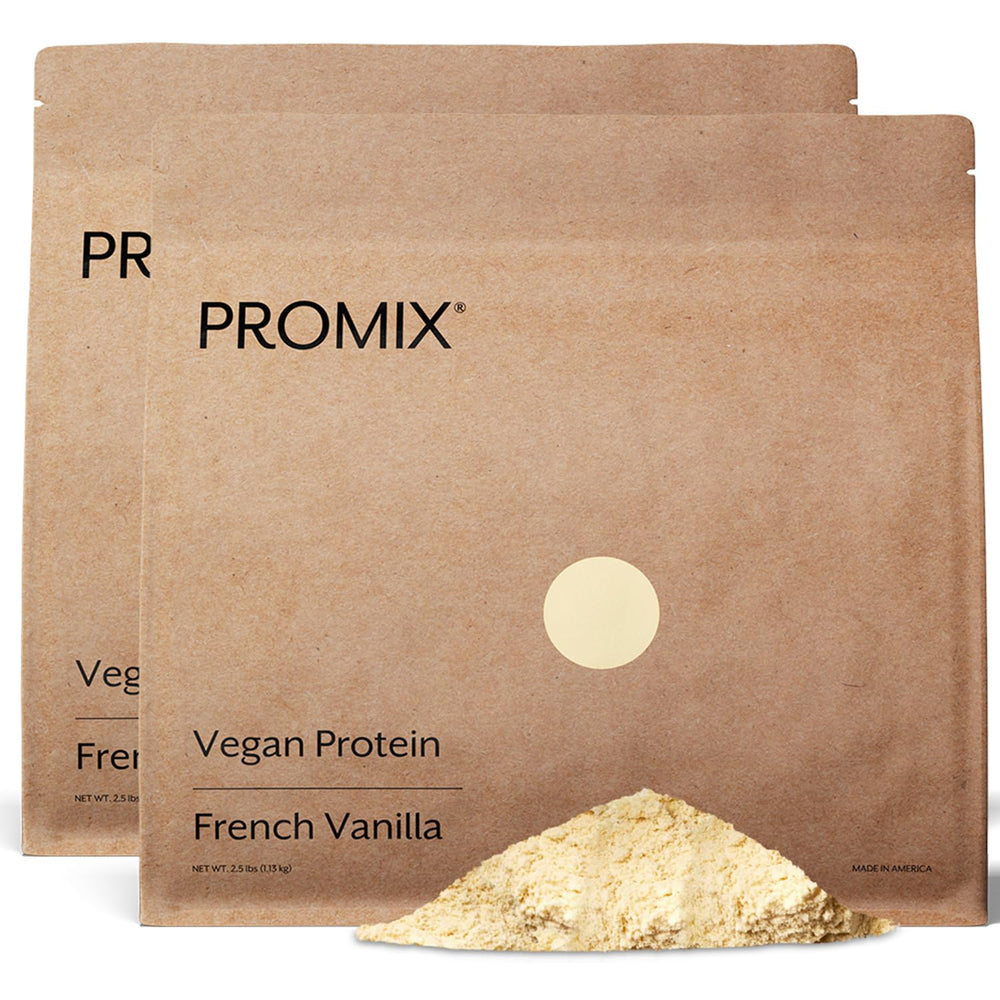 Promix Nutrition vegan protein powder vanilla 5lb container for post-workout use