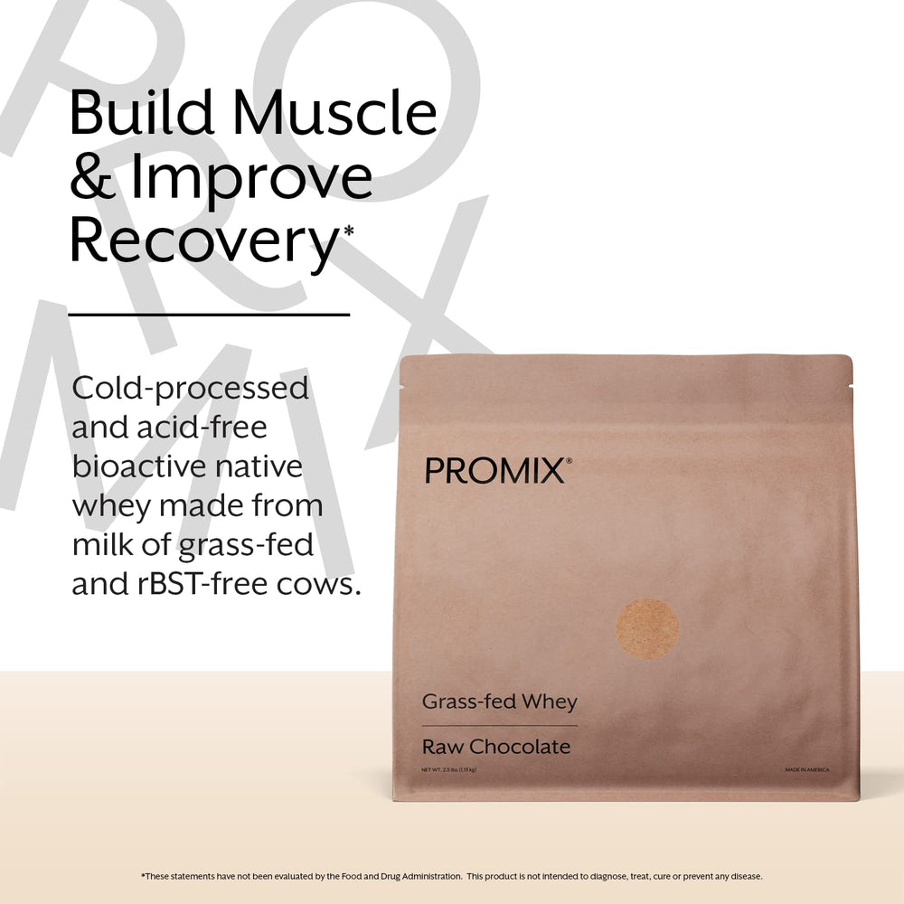 ProMix Nutrition ingredients grass-fed whey highlight clean, high-protein blend