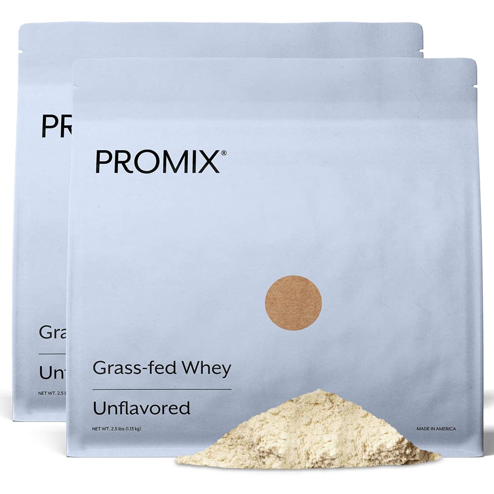 ProMix Nutrition whey unflavored grass-fed powder bag for daily protein support
