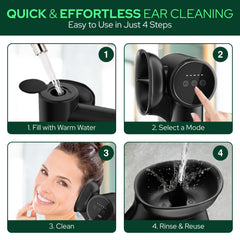 PROOLIFE ear wax remover kit includes four nozzles for versatile cleaning.