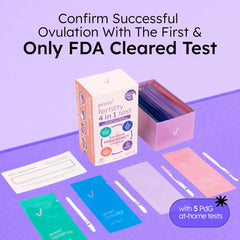 Proov hCG test strips enable early pregnancy detection at home.