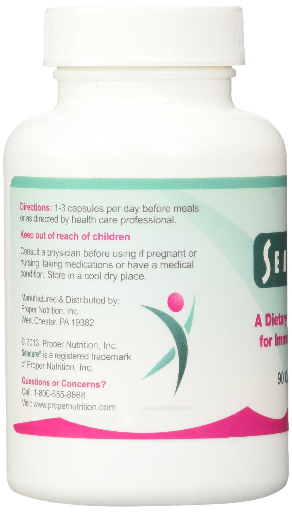 Closeup of SeaVive capsules highlights smooth texture and premium packaging.