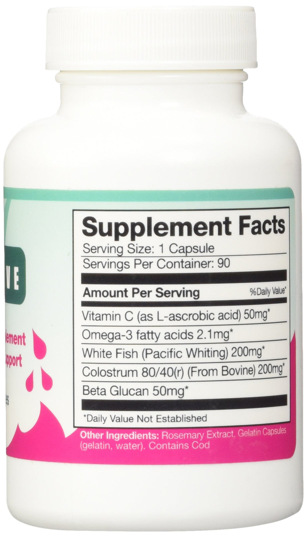 SeaVive capsules poured from bottle illustrate easy daily intake routine.