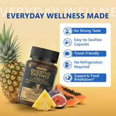Proriginal Digestive Enzymes family-use image—suitable for adults seeking daily wellness.