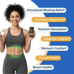 Proriginal Digestive Enzymes prebiotic inulin—feeds good bacteria for gut health.