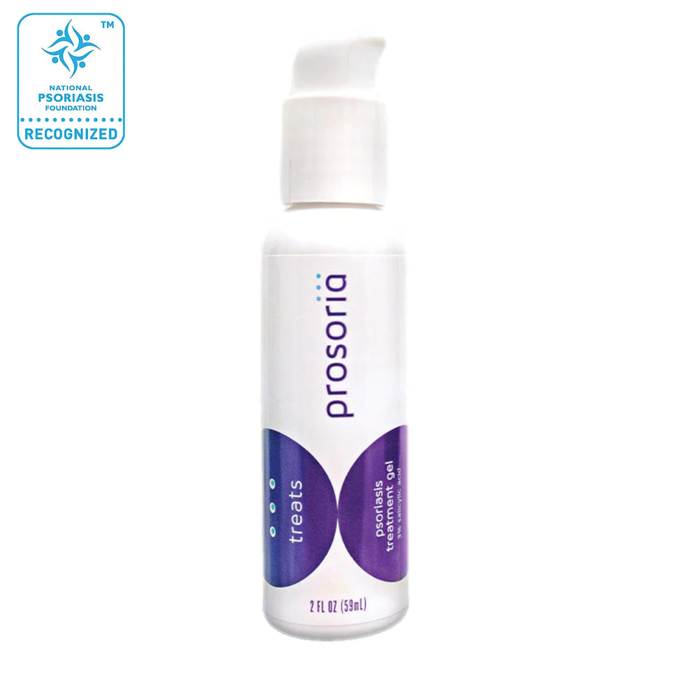 Prosoria psoriasis daily regimen image emphasizes a simple once-daily routine