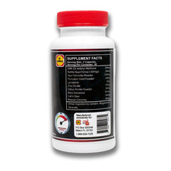 PROSTMEN capsules closeup pouring, possible energy and vitality support.