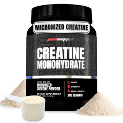ProSupps Creatine Monohydrate powder scoop pouring into water for a quick workout boost
