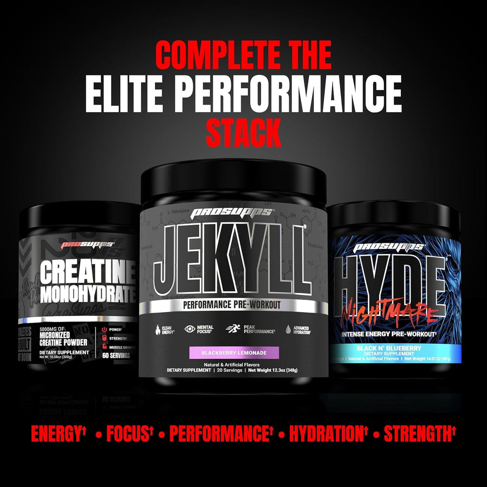Retail shelf display of PROSUPPS Dr. Jekyll in a gym-friendly layout