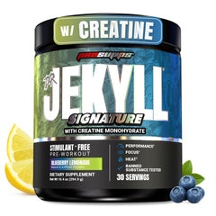 PROSUPPS Dr. Jekyll Signature V2 blue blueberry lemonade tub for focused training