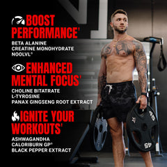 Close-up of Dr. Jekyll Signature V2 label highlighting caffeine-free formula