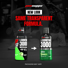 PROSUPPS L-Carnitine Liquid bottle with ingredients panel close-up