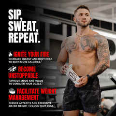 PROSUPPS Thermogenic Spicy Rita scoop highlights portion control for targeted cardio sessions.