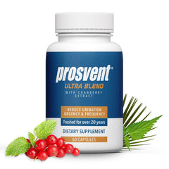 Prosvent Advanced Prostate Support bottle — supports daily urinary comfort.