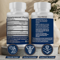 Prosvent capsules close-up — potent herbal blend for prostate support.