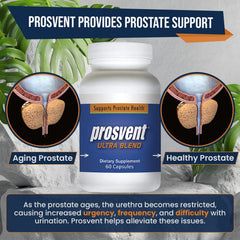 Prosvent daily dosage guide showing easy two-capsule-per-day routine.
