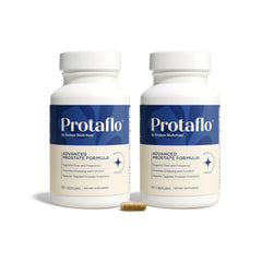 Protaflo two-pack box displayed for convenient daily prostate support