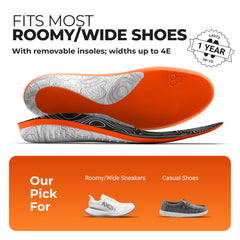 Protalus M-100 Lite insoles designed for roomy shoes delivering durable comfort