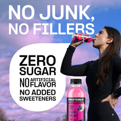 Protein2o ready-to-drink beverage in gym bag for convenient protein and hydration