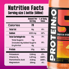 Protein2o Dragonfruit Blackberry flavor offers a bright, tropical-infused profile.