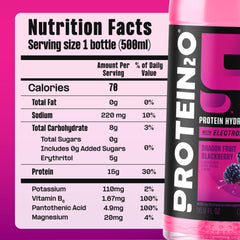 Protein2o ready-to-drink bottle for gym, office, or on-the-go hydration.