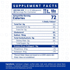 Proteinex Core ingredient list shows clean, GMO-free, gluten-free formula.