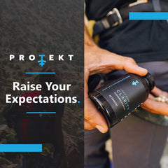PROTEKT capsules with visible black pepper for enhanced absorption.