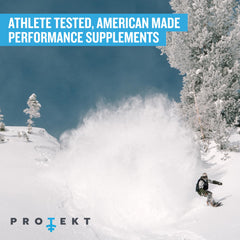 Athlete using PROTEKT Watermelon Electrolyte Packets during training.