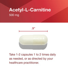 Protocol For Life Balance Acetyl-L-Carnitine 500mg bottle with clean modern design