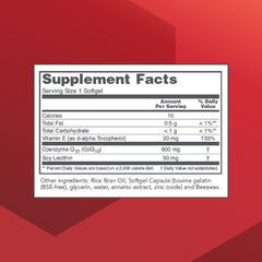 CoQ10 softgels closeup by PROTOCOL FOR LIFE BALANCE for easy ingestion