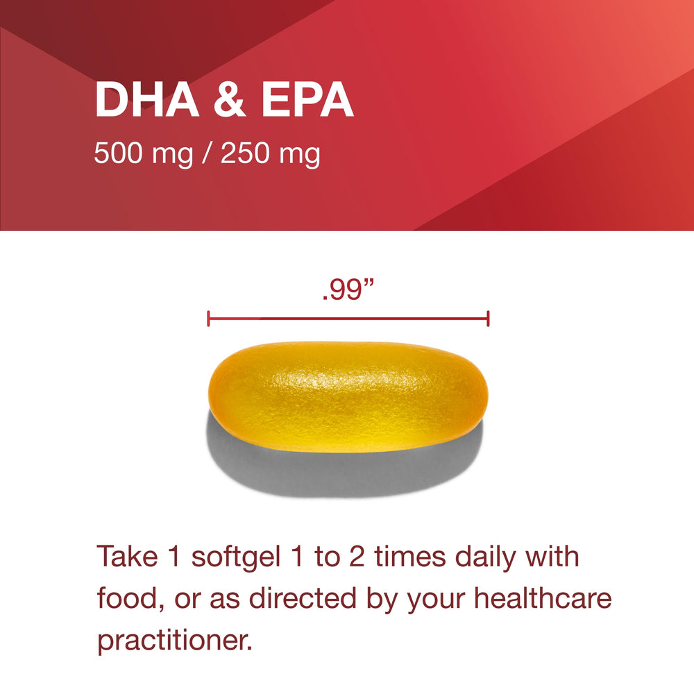 Protocol for Life Balance DHA-500 GMP-manufacturer badge signals quality control.