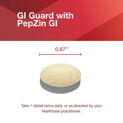 PROTOCOL FOR LIFE BALANCE GI Guard capsules beside water for daily use.