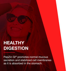 Front view of PROTOCOL FOR LIFE BALANCE GI Guard bottle on kitchen counter.