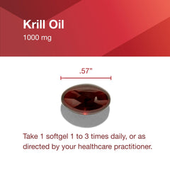 PROTOCOL FOR LIFE BALANCE Krill Oil serving size image highlighting 1000mg