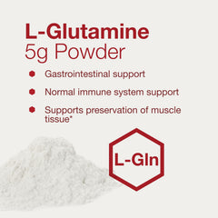 Protocol For Life Balance L-Glutamine label close-up showing pure ingredient.
