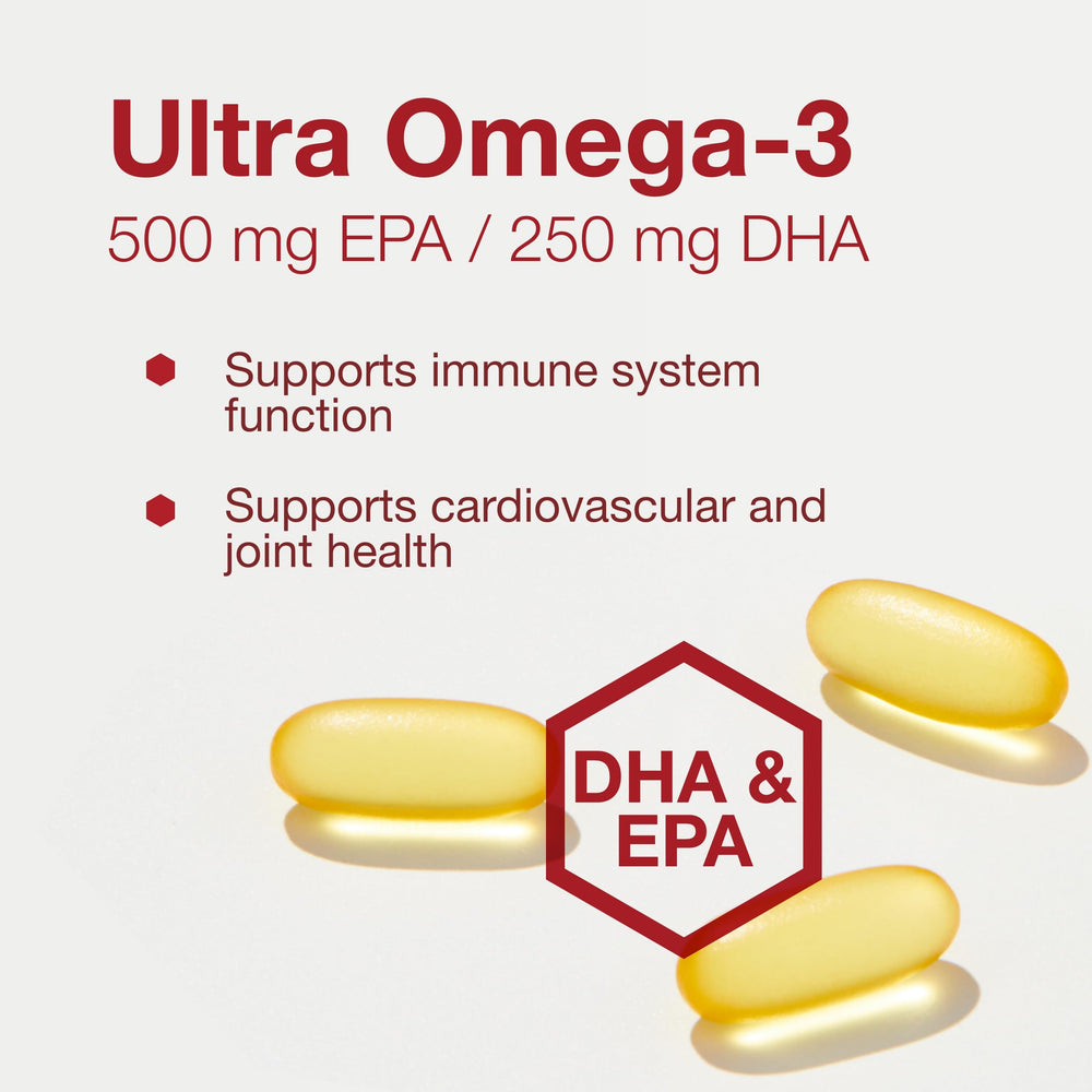 PROTOCOL FOR LIFE BALANCE Ultra Omega-3 label detail showing ingredients