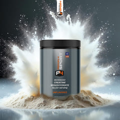 Proven4 Creatine Monohydrate mixing in water yields smooth, clump-free drink.