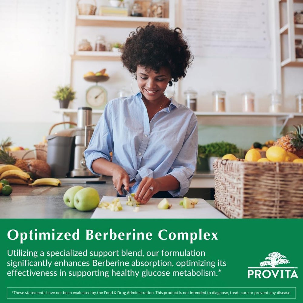 Provita Berberine TPGS delayed-release capsules deliver steady daily support.