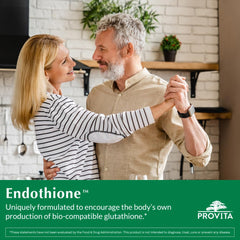 PROVITA Endothione capsules with delayed-release technology for better absorption.
