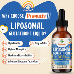 USA-made Prunucis liposomal glutathione liquid packaging.