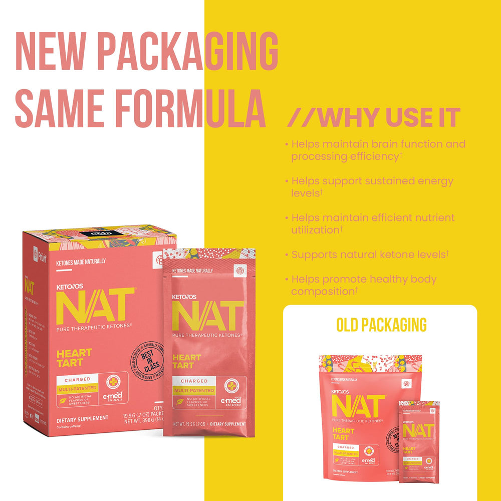 PRÜVIT Keto//OS NAT Heart Tart Charged on-the-go pack demonstrates portable daily hydration.