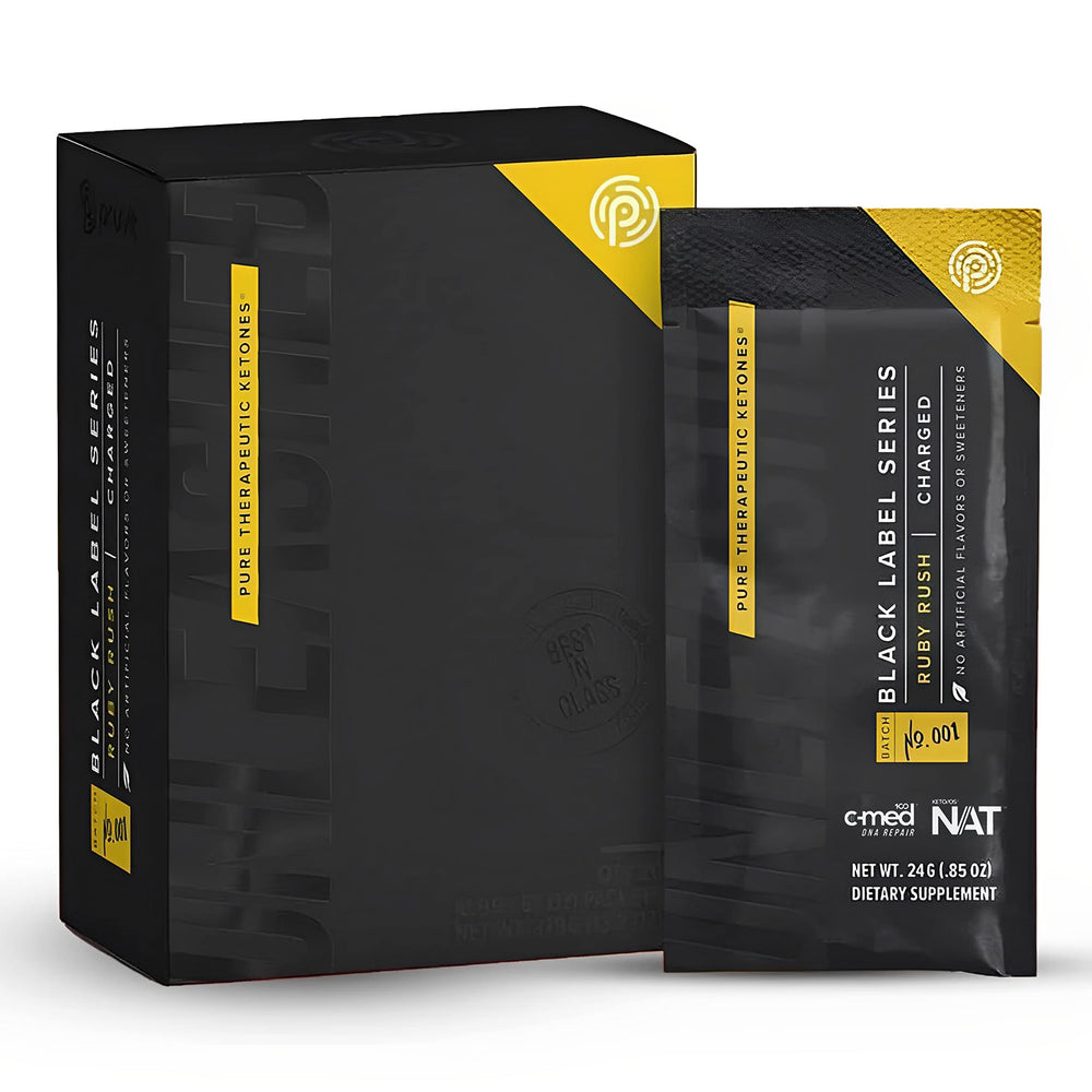 PRÜVIT Keto//OS Ruby Rush bites dispensed for a refreshing workout boost.